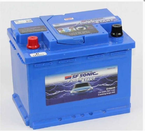 Изображение товара Автомобильный аккумулятор SF Sonic 6ст-60.1 FS-DIN60R