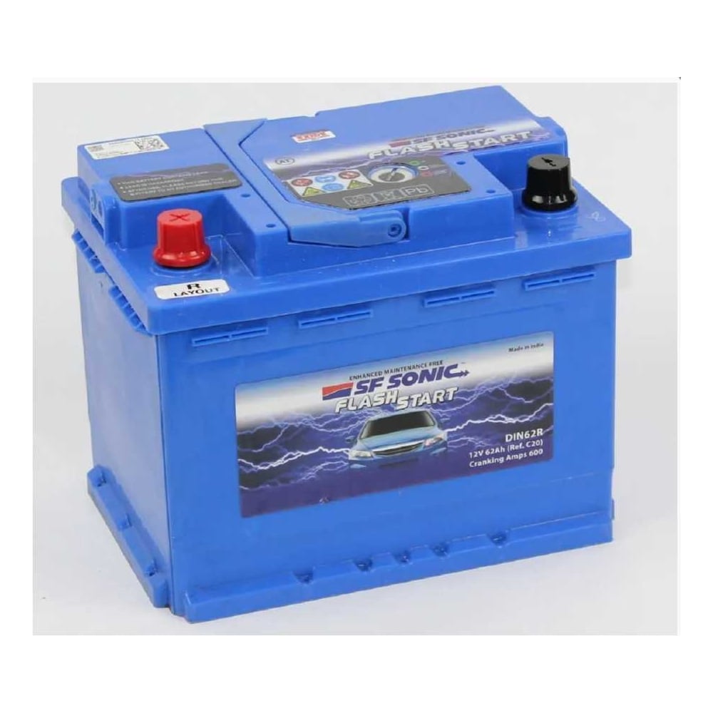 Изображение товара Автомобильный аккумулятор SF Sonic 6ст-62.1 FS-DIN62R 12 В 62 А*ч