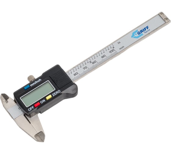 Изображение товара Штангенциркуль GRIFF Guilin Measuring ШЦЦ-I 100-00.1 D168001
