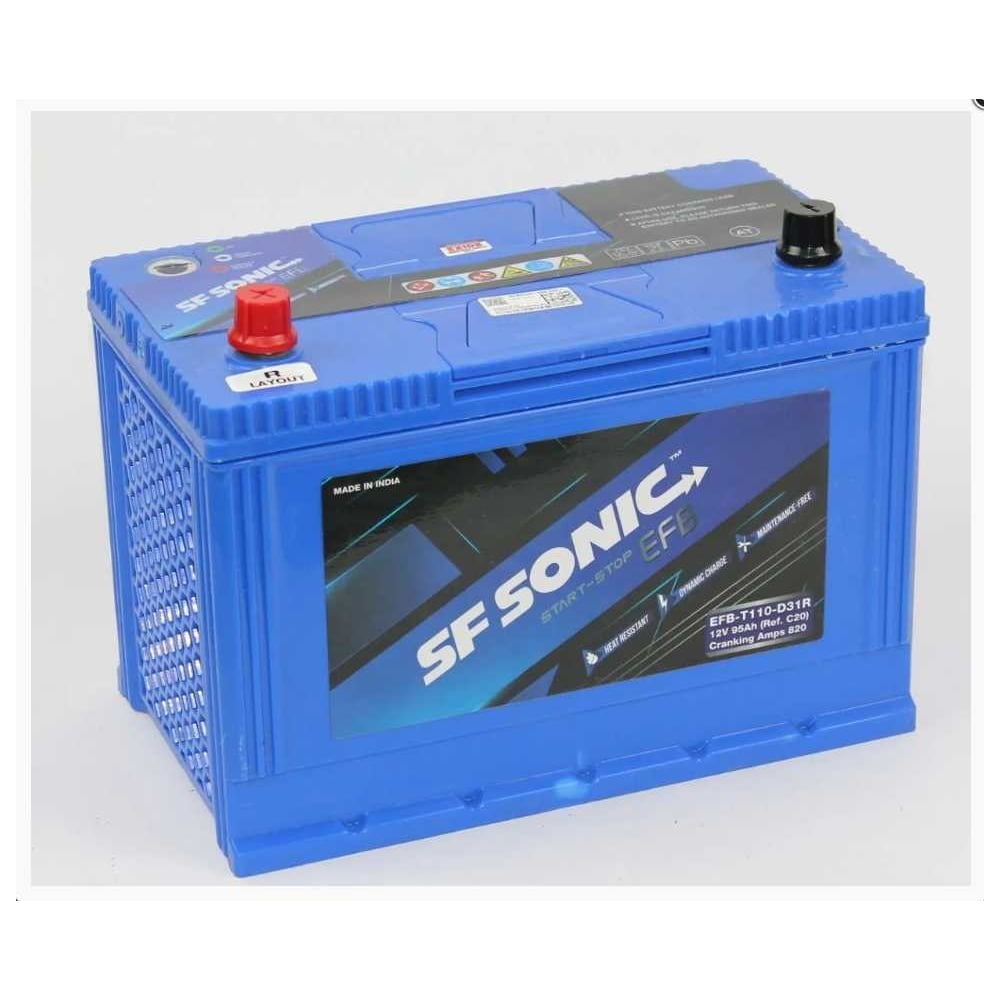 Изображение товара Автомобильный аккумулятор SF Sonic Efb 6ст-95.1 12В 95А*ч