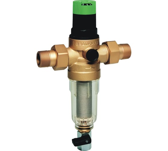 Изображение товара Фильтр самопромывной с редуктором на холодную воду Honeywell DN20 100 мкм. FK06-3/4AA