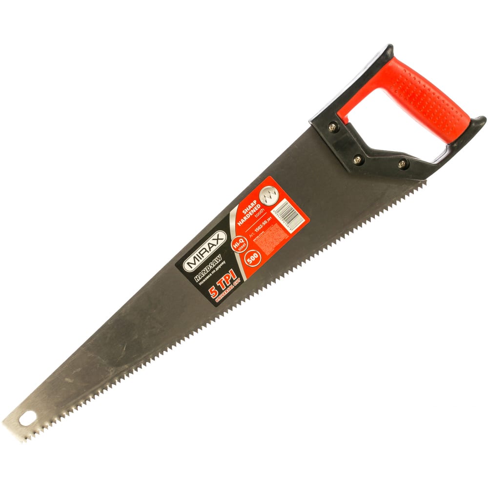 Ножовка по дереву для крупных и средних заготовок MIRAX ударопрочная ножовка для крупных и средних заготовок stayer