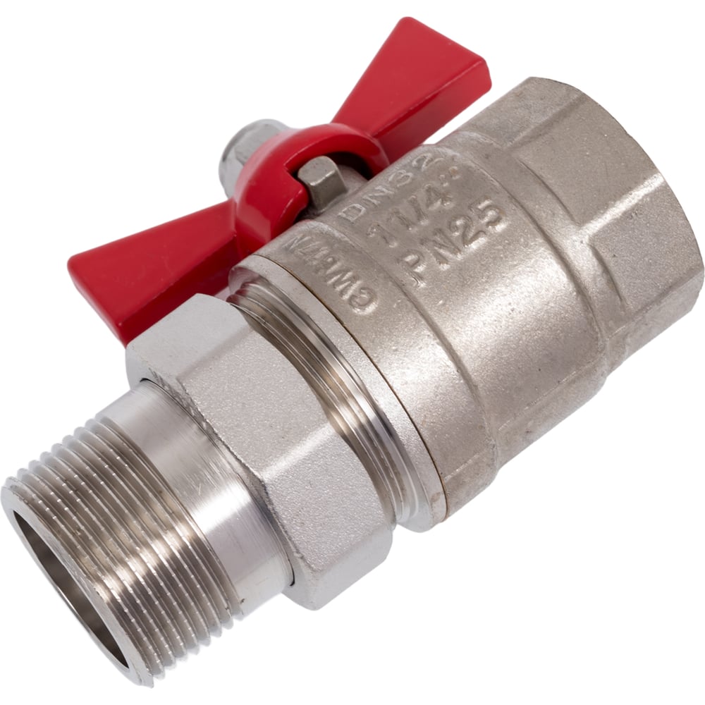 Изображение товара Шаровой кран с полусгоном 1-1/4 вн.-нар. Valtec BASE VT.227.N.07