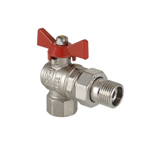 Изображение товара Шаровой угловой кран с полусгоном 1/2 вн.-нар Valtec BASE VT.228.N.04