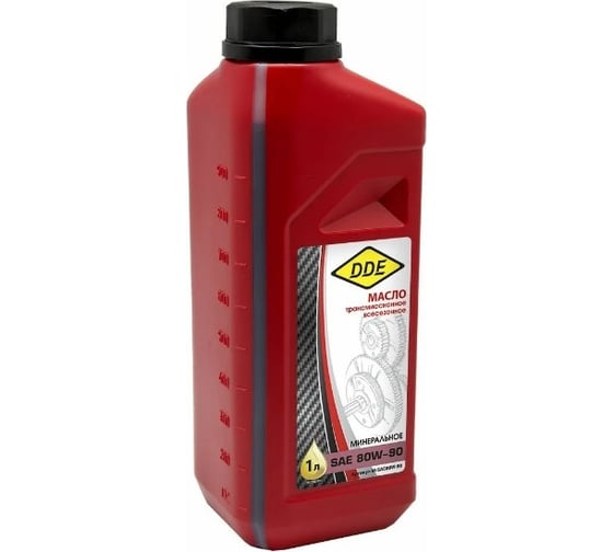 Изображение товара Масло трансмиссионное минеральное SAE 80W-90 API GL-5 (1 л) DDE M-SAE80W-90