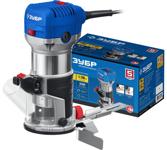 Изображение товара Фрезер кромочный ЗУБР Профессионал 750 вт ЗУБР ФПК-750