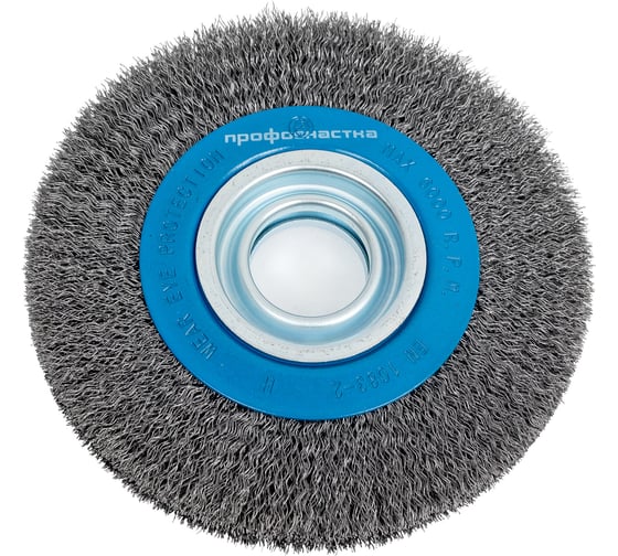 Изображение товара Щетка дисковая с гофрированной проволокой Мастер 203 (150х25х32 мм; 12.7-16-19-22-25 мм) Профоснастка 20306003