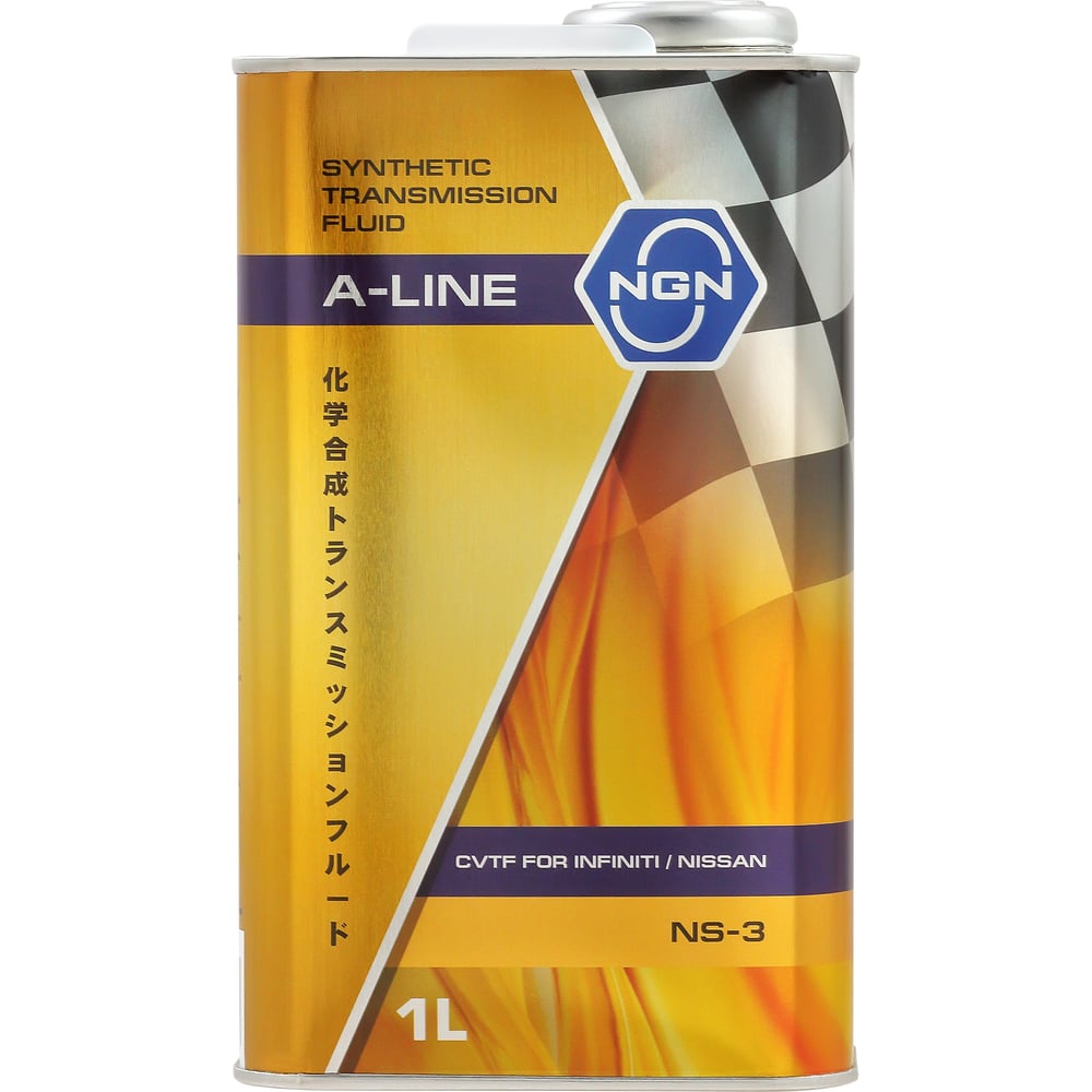 Трансмиссионное масло NGN A-LINE CVTF NS-3 синтетическое, 1 л V182575165