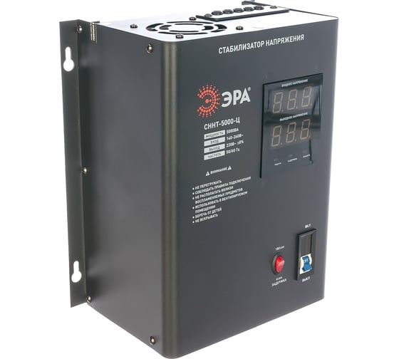 Изображение товара Стабилизатор напряжения настенный ЭРА СННТ-5000-Ц Б0020170