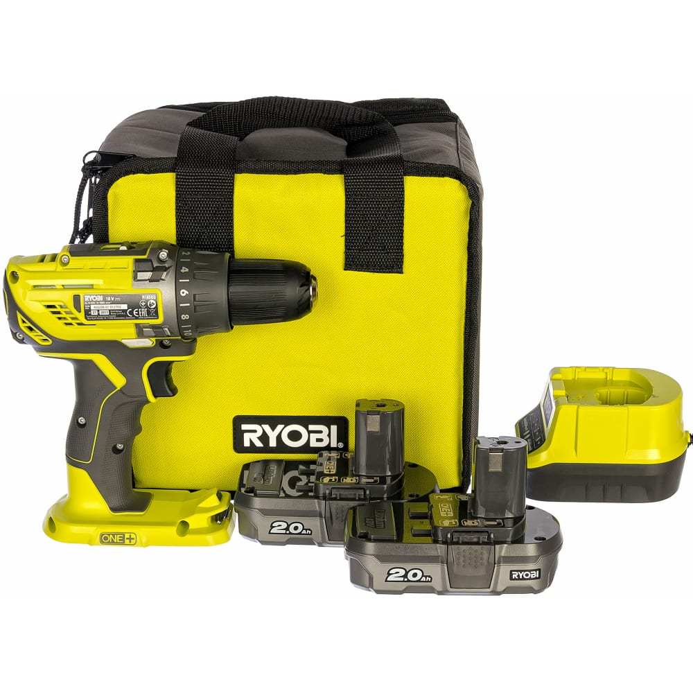 фото Дрель-шуруповерт ryobi one+ r18dd3-220s 5133003348