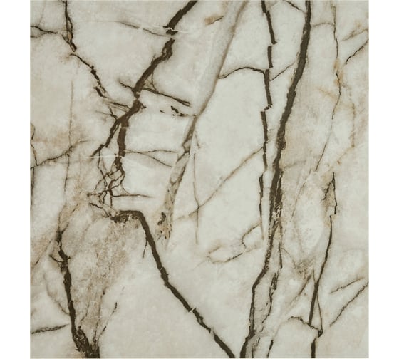 Изображение товара Самоклеящаяся ПВХ плитка LAKO cветло-коричневый мрамор, 32 класс, толщина 2 мм, 1 м² LKD-81019-1-MINI11