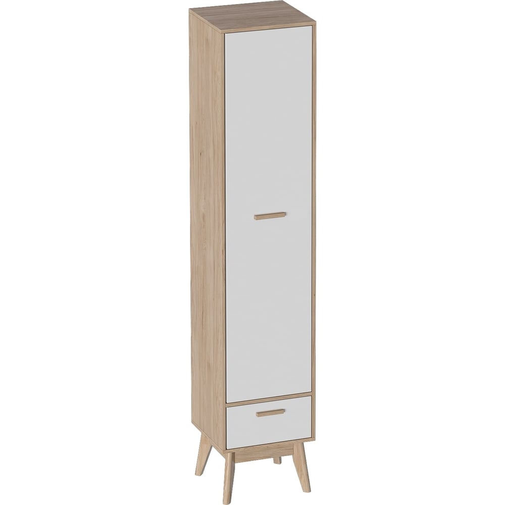 Изображение товара Шкаф Мебельград Калгари для молодежной комнаты, 1 дверь, натуральный дуб