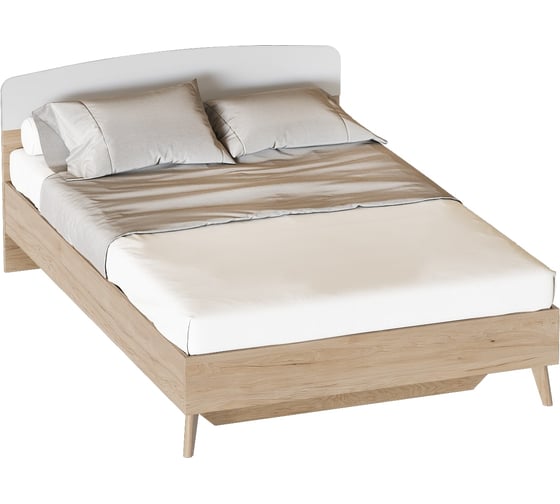 Изображение товара Кровать Мебельград Калгари спальня 1200, матрасное основание включено, комплект ламелий 58391