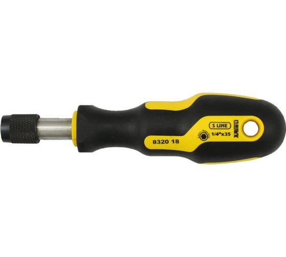 Изображение товара Отвертка для бит с фиксатором NAREX S Line profi 35мм 832018