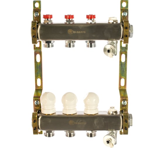 Изображение товара Коллектор в сборе 1", 3 выхода под евроконус TE-SA 220A2-06-03D