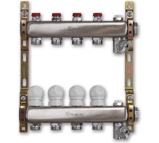 Изображение товара Коллектор в сборе 1", 12 выходов под евроконус TE-SA 220A2-06-12D