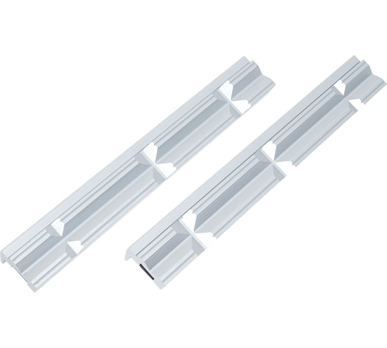 Изображение товара Губки алюминиевые с призмами N410P-200 (200 мм) для тисков NORGAU 073008200