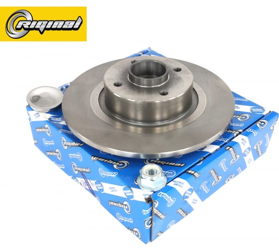 Изображение товара Тормозной задний диск с подшипником Riginal для а/м Renault Megane-II/Scenic-II 7701207898 RGDF1032BP