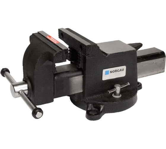 Изображение товара Параллельные поворотные слесарные тиски 200 мм NORGAU N410-200 073004200