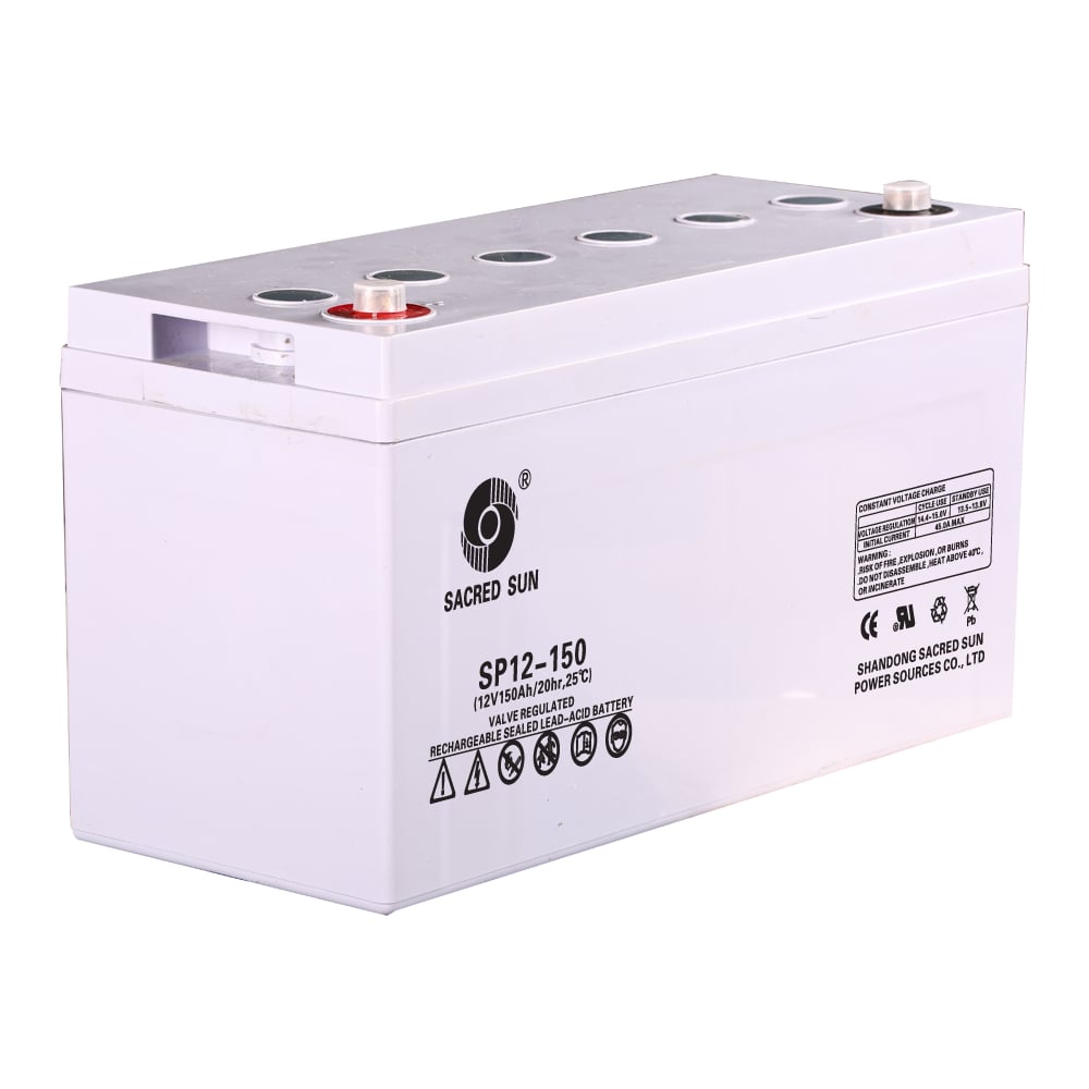Изображение товара Аккумуляторная батарея SP12-150 12В, 150 Ач SACRED SUN 00-00003721