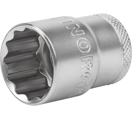 Изображение товара Головка торцевая 12-гр. 1/2" 21 мм, тип ND19-21, NORGAU 063703021