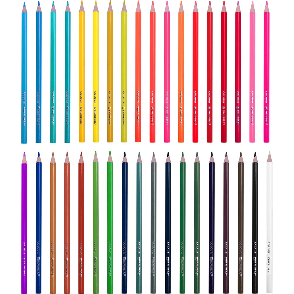 Цветные карандаши BRAUBERG карандаши 24 а