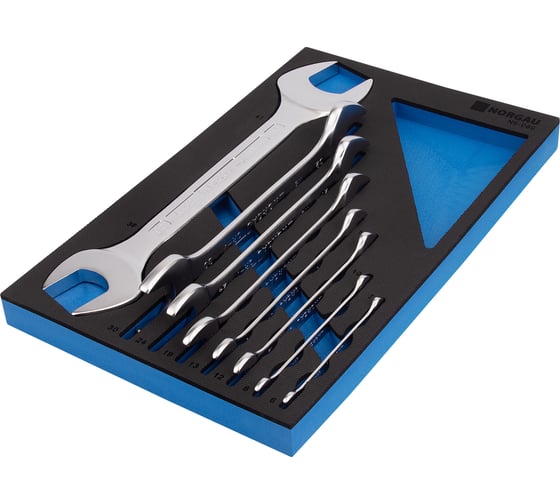 Изображение товара Набор рожковых гаечных ключей NORGAU тип N6-080 8 шт. 060107808