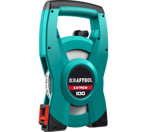 Изображение товара Геодезическая стальная мерная лента KRAFTOOL Extrem 100 м 34185-100