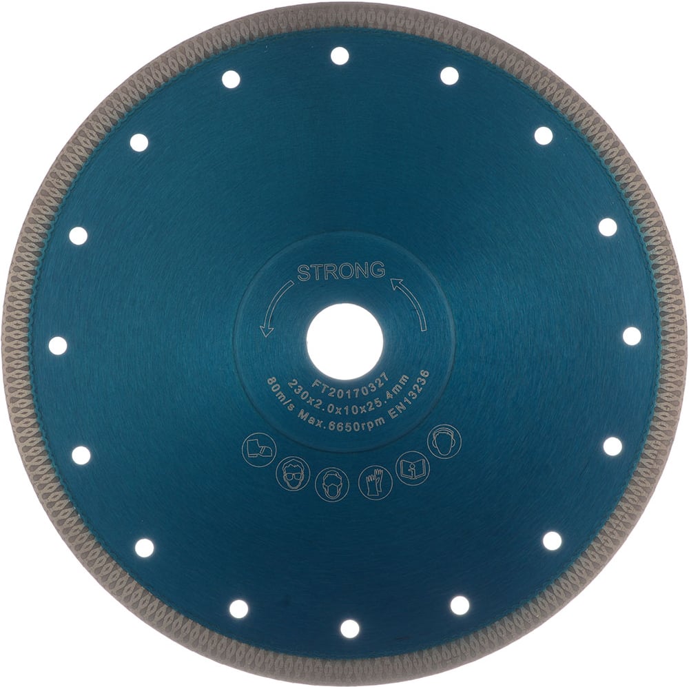 Изображение товара Ультратонкий алмазный диск 230 мм 25.4/22.2 мм для керамогранита и камня