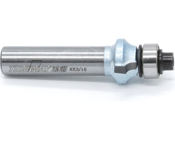 Изображение товара Фреза радиусная кромочная с нижним подшипником 14х8х5х47 мм, R2.5 мм LC06020304 Tideway 11211