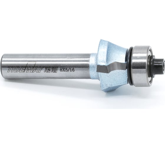 Изображение товара Фреза радиусная кромочная с нижним подшипником 21х8х8х51 мм, R4 мм LC06020504 Tideway 11214