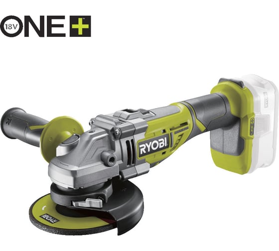 Изображение товара Углошлифмашина бесщеточная Ryobi ONE+ R18AG7-0  без аккумулятора в комплекте 5133002852