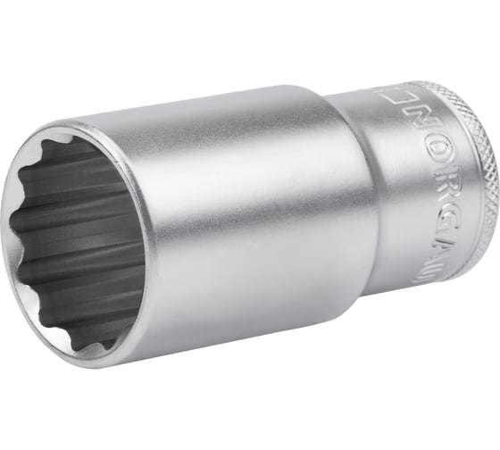 Изображение товара Головка торцевая удлиненная 12-гр. 1/2" 30 мм, тип ND19L-30 NORGAU 063711030