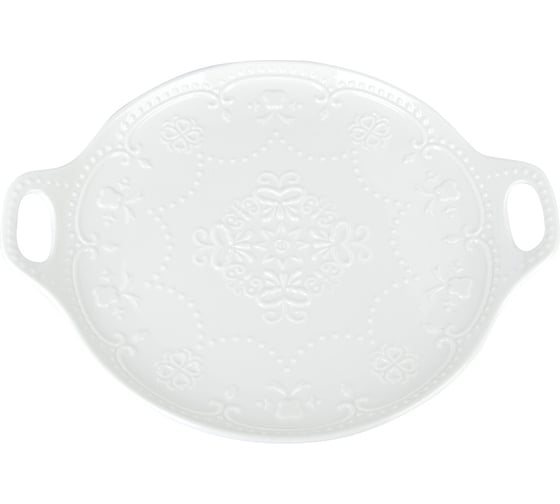 Изображение товара Набор блюд с ручками для сервировки и подачи Nouvelle Маршмеллоу 2 шт., 23,5x19,5 см 0530320-Н2