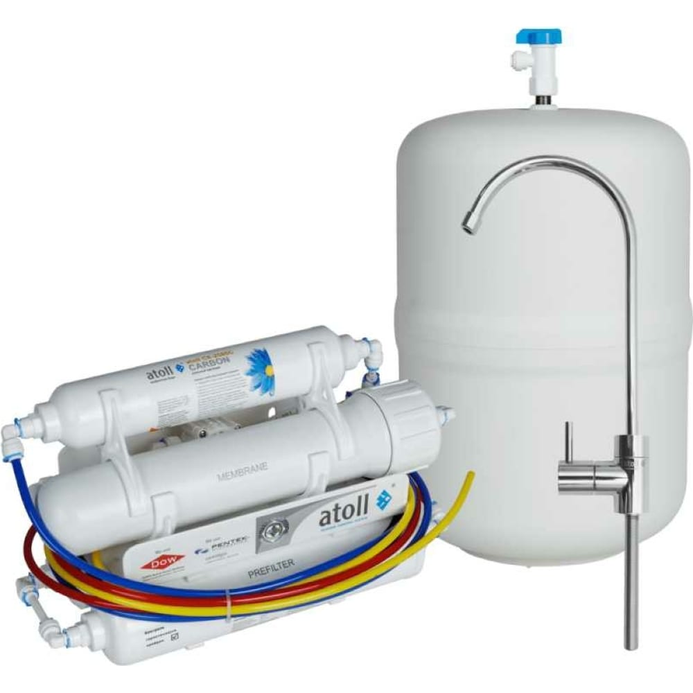 Компактная система обратного осмоса Atoll наружный фильтр для воды соломенный очиститель воды система фильтрации