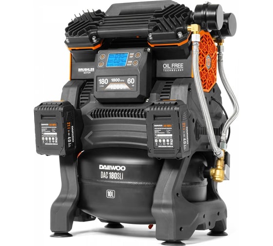 Изображение товара Аккумуляторный компрессор DAEWOO 42в/220в DAC 180S Li SET