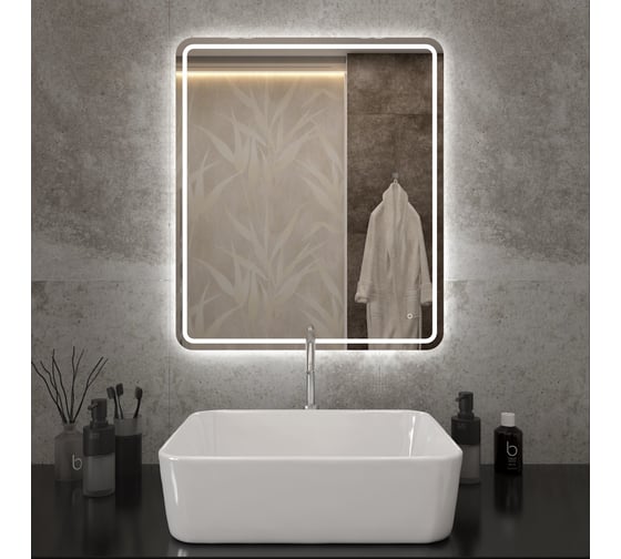 Изображение товара Зеркало Teymi Solli Pro 60x70, LED подсветка, сенсор T20253 ЦБ-00267408