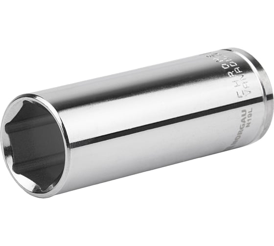 Изображение товара Головка торцевая удлиненная 6-гранная. 1/2"-7/8" тип N19L-7/8 NORGAU 063718035