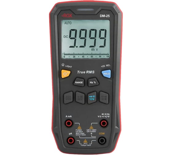 Изображение товара Цифровой мультиметр RGK DM-25 755160