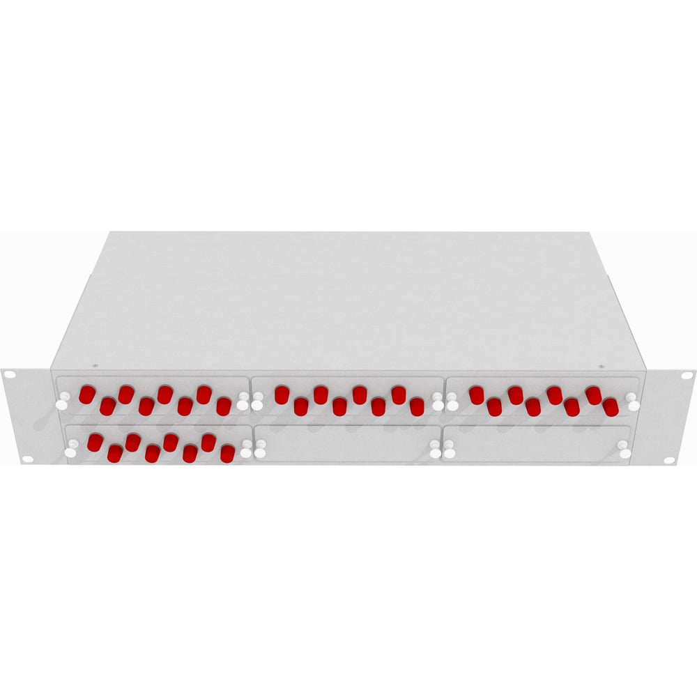 Изображение товара Оптический стоечный кросс TopLan 19 36 SC/UPC одномодовый 2U серый