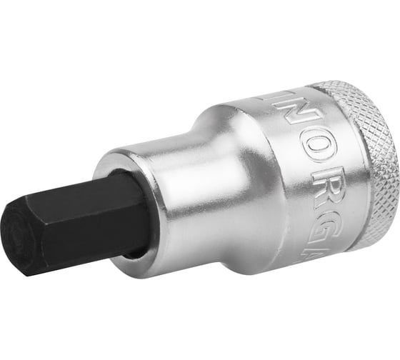 Изображение товара Головка торцевая (1/2", 10 мм) с 6-гр. вставкой HEX, тип N19IN-H10 NORGAU 063720010