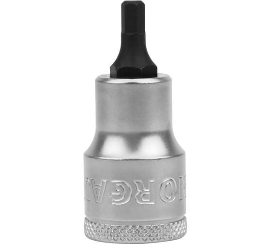 Изображение товара Головка торцевая (1/2", 5 мм) с 6-гр.вставкой HEX, тип N19IN-H5 NORGAU 063720005