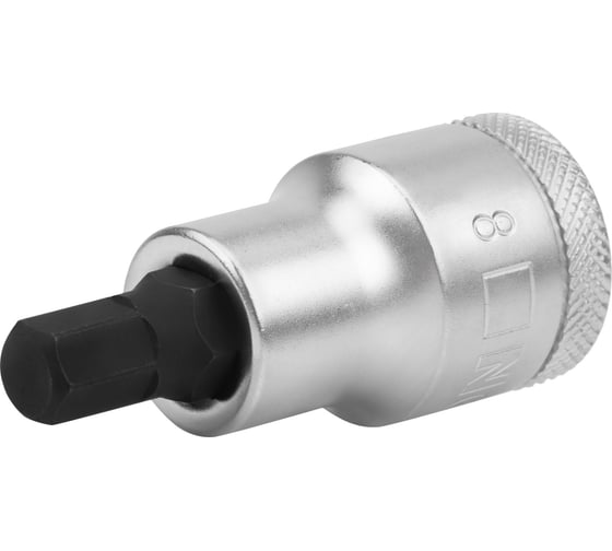 Изображение товара Головка торцевая (1/2", 8 мм) с 6-гр. вставкой HEX, тип N19IN-H8 NORGAU 063720008