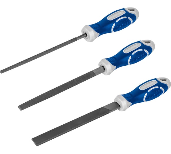 Изображение товара Набор напильников КОБАЛЬТ № 2, 150 мм, 3 шт. 247-729