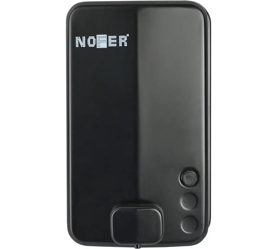 Изображение товара Диспенсер для мыла Nofer inoxevo черный, прямоугольный, 1000 мл 03050.N