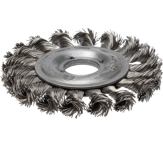 Изображение товара Щетка цилиндрическая со жгутовой нержавеющей проволокой Эксперт 563 (100 мм; 22.2 мм) Профоснастка 20806003