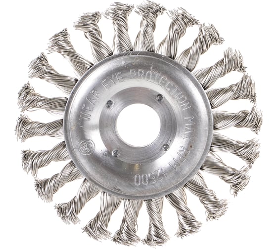 Изображение товара Щетка цилиндрическая со жгутовой нержавеющей проволокой Эксперт 567 (125 мм; 22.2 мм) Профоснастка 20806007