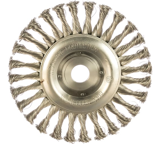 Изображение товара Щетка цилиндрическая со жгутовой нержавеющей проволокой Эксперт 571 (175 мм; 22.2 мм) Профоснастка 20806011