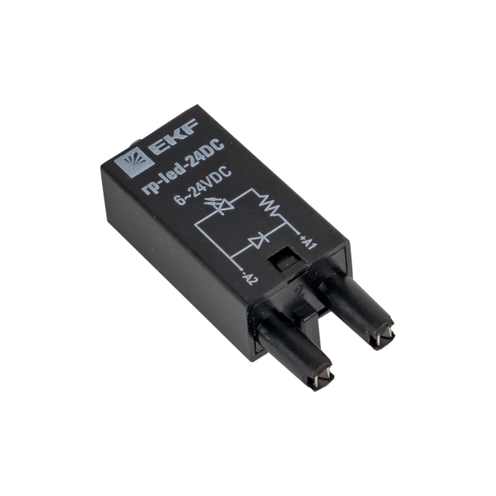 Изображение товара Светодиодный модуль для реле RP AVERES EKF 24 ВDC сигнальный пластик IP40