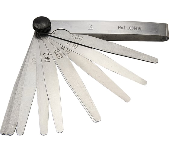Изображение товара Набор щупов №4 КАЛИБРОН 134881 100 мм, 1 класс точности